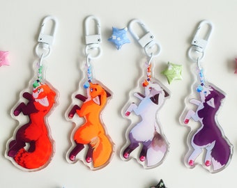 Tug Toy Acrylic Charms | Cute Acrylic Keychain Gift