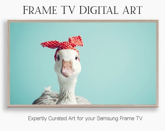Goose Pop Art, Duck Pop Art, Frame TV Duck, Frame tv Goose, Art for Frame TV, Farmhouse Art, Samsung Frame TV, Frame tv original art