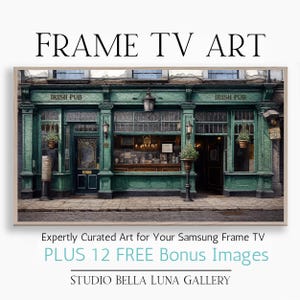 St Patrick's Day Irish Pub Digital Art für Samsung Frame TV (Digitaler Download)