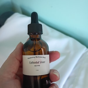 Colloidal Silver 500ppm | Extra Strength Silver Solution | High Potency Mineral Supplement | Natural Immune Support | Small Batch Wellness
