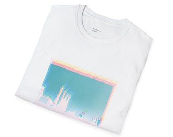 Kansas City Bartle Hall Unisex Softstyle T-Shirt, Iconic Downtown KC Skyline Tee.