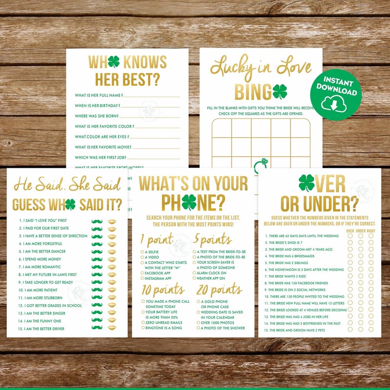 Irish Bridal Shower - Etsy