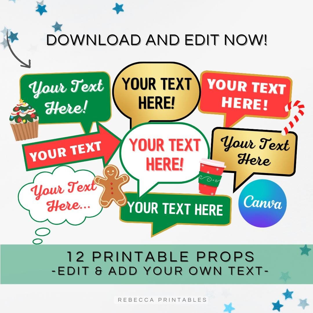 Christmas Party Photo Booth Props - Il 1080xN.6433542259 Dn5c