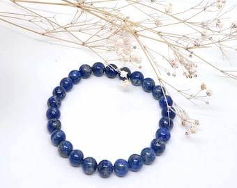 Lapis Lazuli Beaded Bracelet,Handmade ,lapis Bracelet,Bracelet for Man,Man Bracelet,Gift For Man,Blue Bracelet