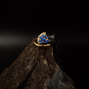 Blue Lotus Ring