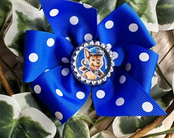 Chase Hair Bow | Ribbon Hair Bow | bows for girls | toddler bows | girls hair bow