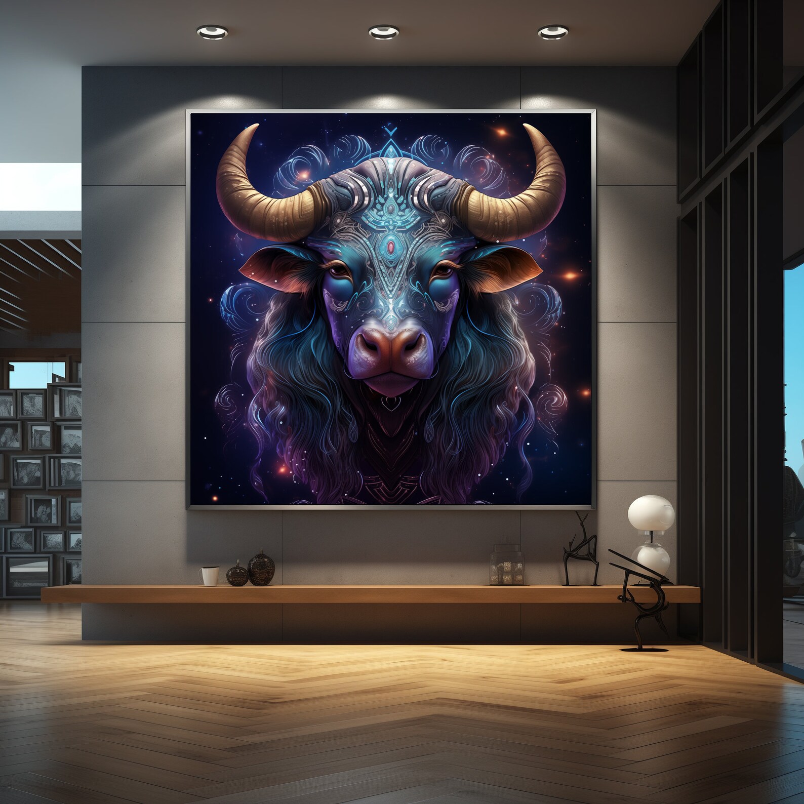 Fantasy Astro Signs - Taurus | AI Generated | AI Art | Digital Download ...