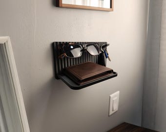 Minimalist Entryway Organizer Shelf – Keys, Wallet, Sunglasses