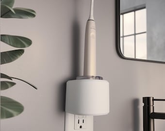 Wall Outlet Mount for Phillips Sonicare 9900 Electric Toothbrush Charger : Cord Hider, Bathroom Organizer