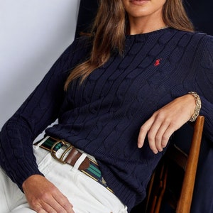 Ralph lauren navy jumper womens cheap