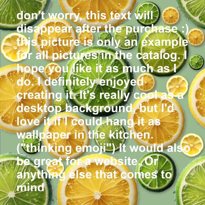 Photorealistic, Transparent, Seamless, Pattern sour Limes Lemons