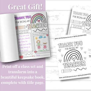 Teacher Appreciation Printable, Teacher Appreciation Week Gift, Thank ...