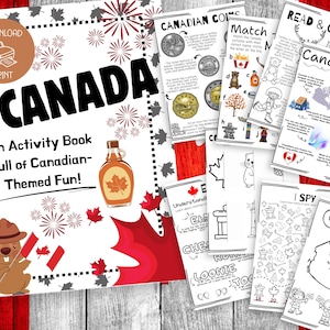 Canada Day Aktivitätspaket, Canada Day Printables, Kanadisches Arbeitsblatt, Kanada Geld, Reiseaktivitäten, Hausschule Kanada, Lehrer-Druck