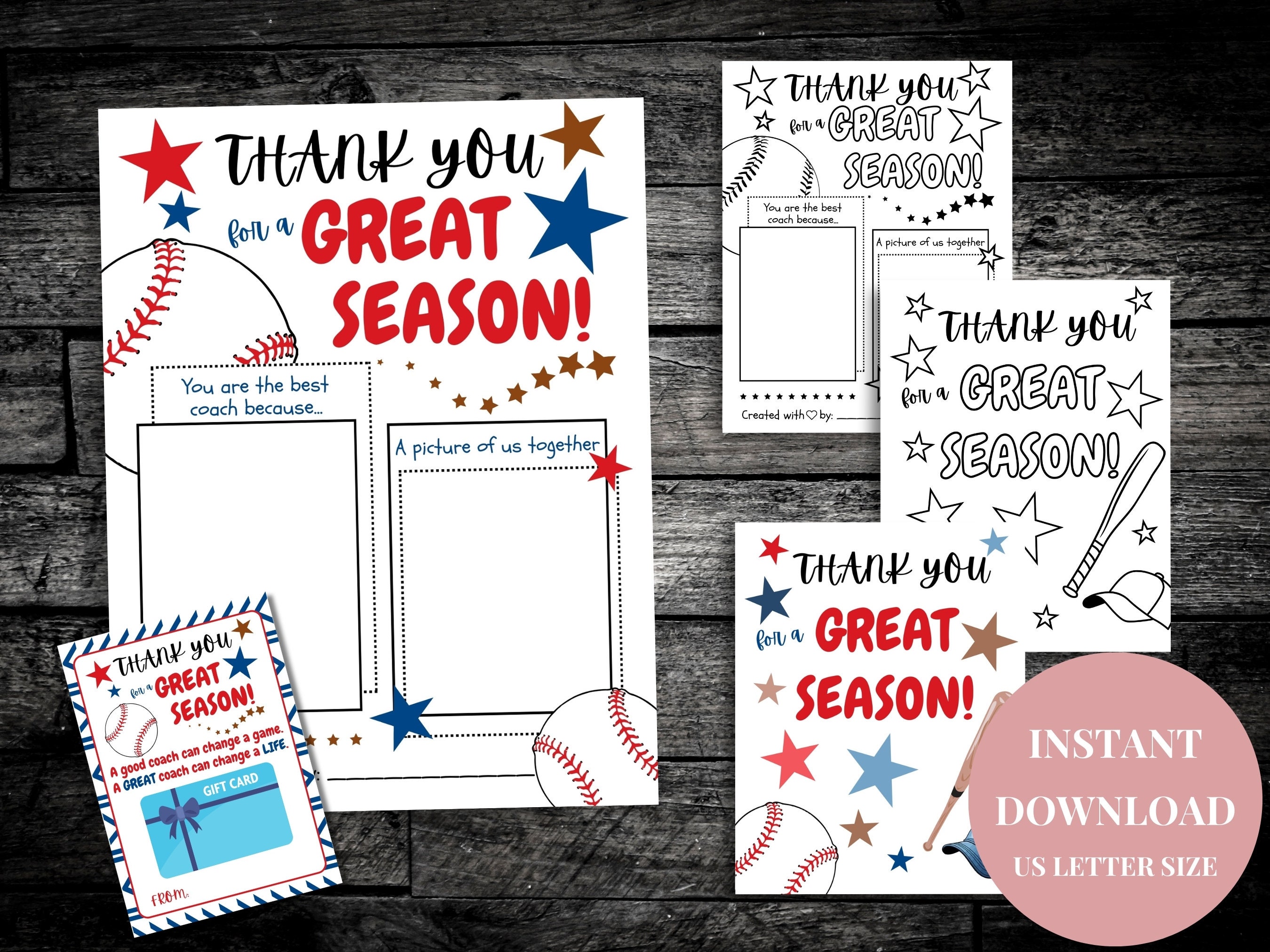 Agradecimiento al entrenador de béisbol, Gracias entrenador