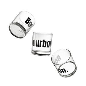 Bourbon Rocks Glas, Whiskybecher, Scotch Glas, geätztes Trinkglas, Barware Geschenk, personalisiertes Bar Zubehör
