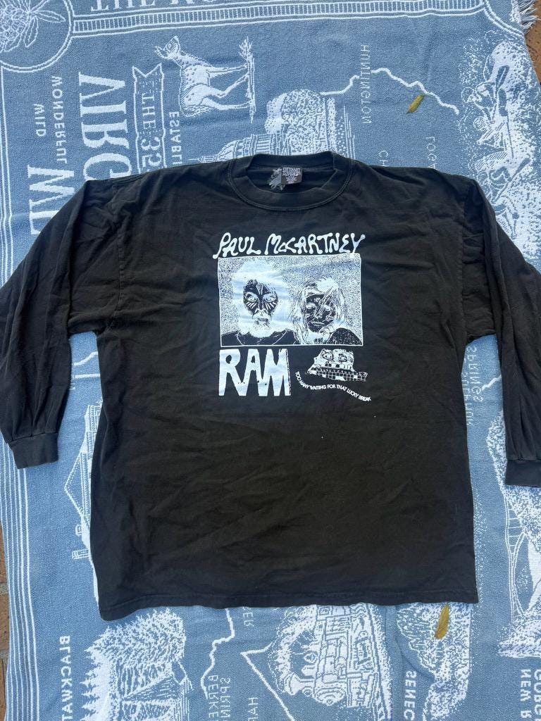 Paul Mccartney Ram Shirt - Etsy Paul Mccartney Ram Shirt - Etsy