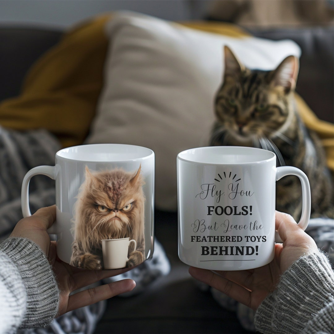 mug-tastic Crazy Cat Mum - Caffè di ceramica di alta qualità tazza