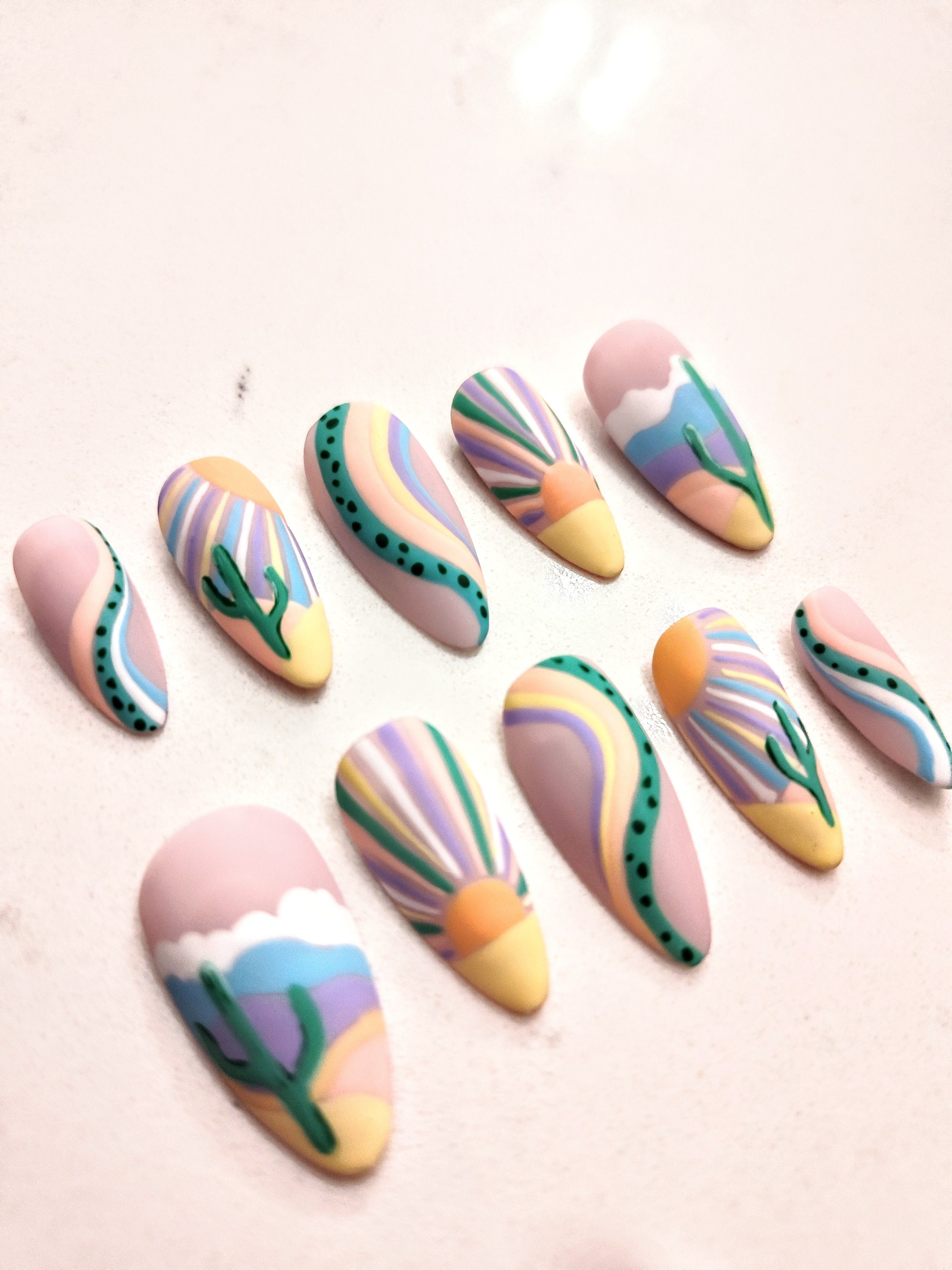 Matte Desert Sunset Press