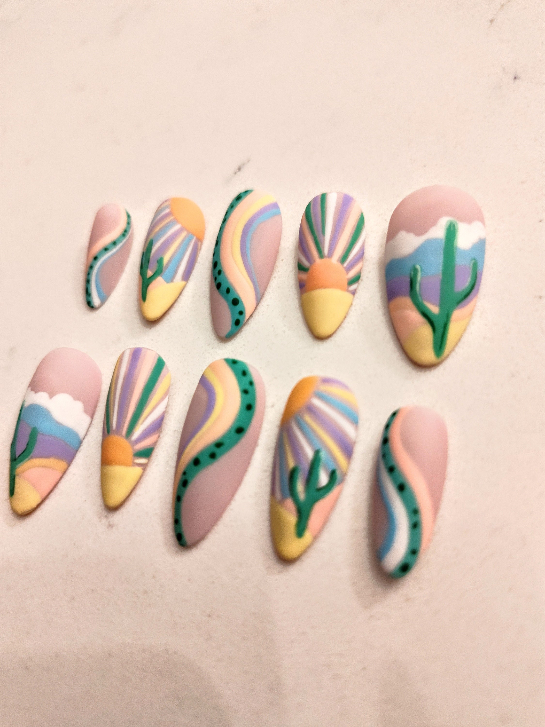 Matte Desert Sunset Press