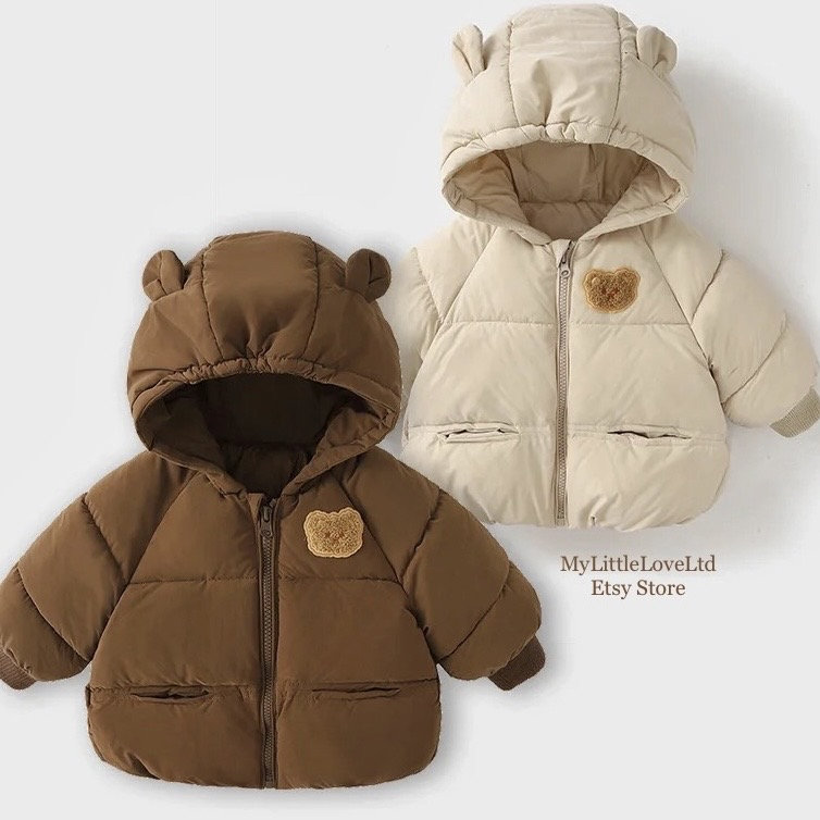 Boys teddy bear coat sale