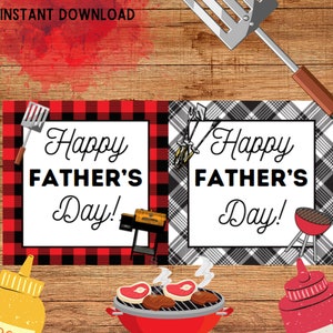 father&#39;s day tags, fathers day gift tags, dad gift tags, grill gift tags, fathers day grill tags, instant download tags, printable tags