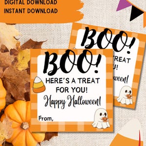 Halloween gift tags, Halloween student gift tags, PTO teacher tags, Fall gift tags, Halloween treat bags, teacher gift tags