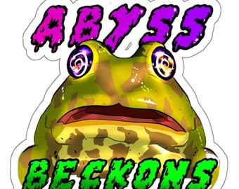 Abyss Frog | Sticker Fun Skateboard Laptop Car Decal