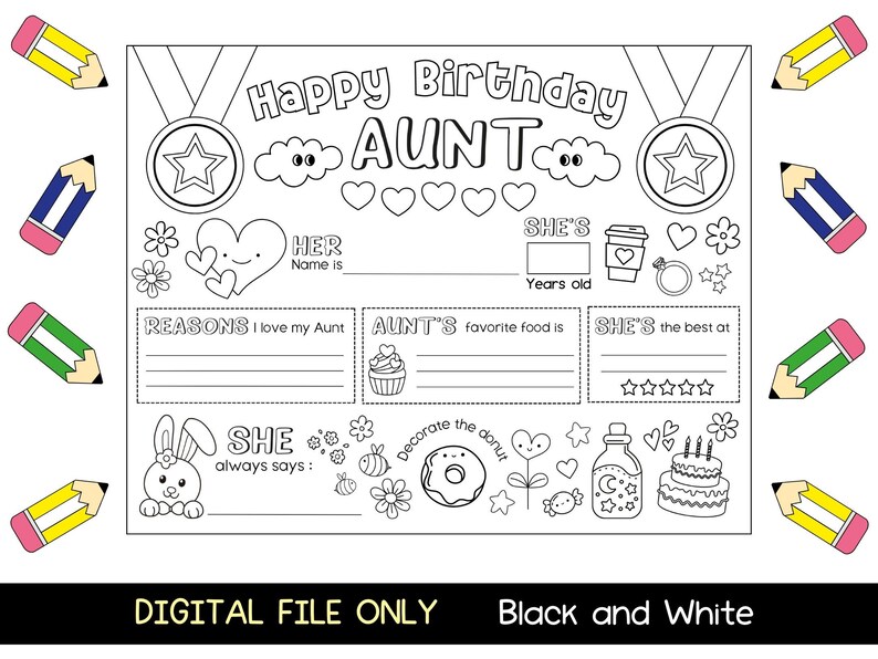 Happy Birthday Aunt Coloring Page - Il 794xN.5908508567 M3d3 