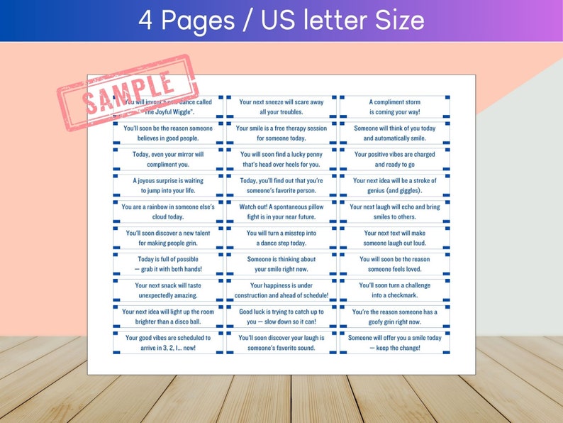 120 Funny Fortune Cookies Messages, Digital Download Funny Fortune ...