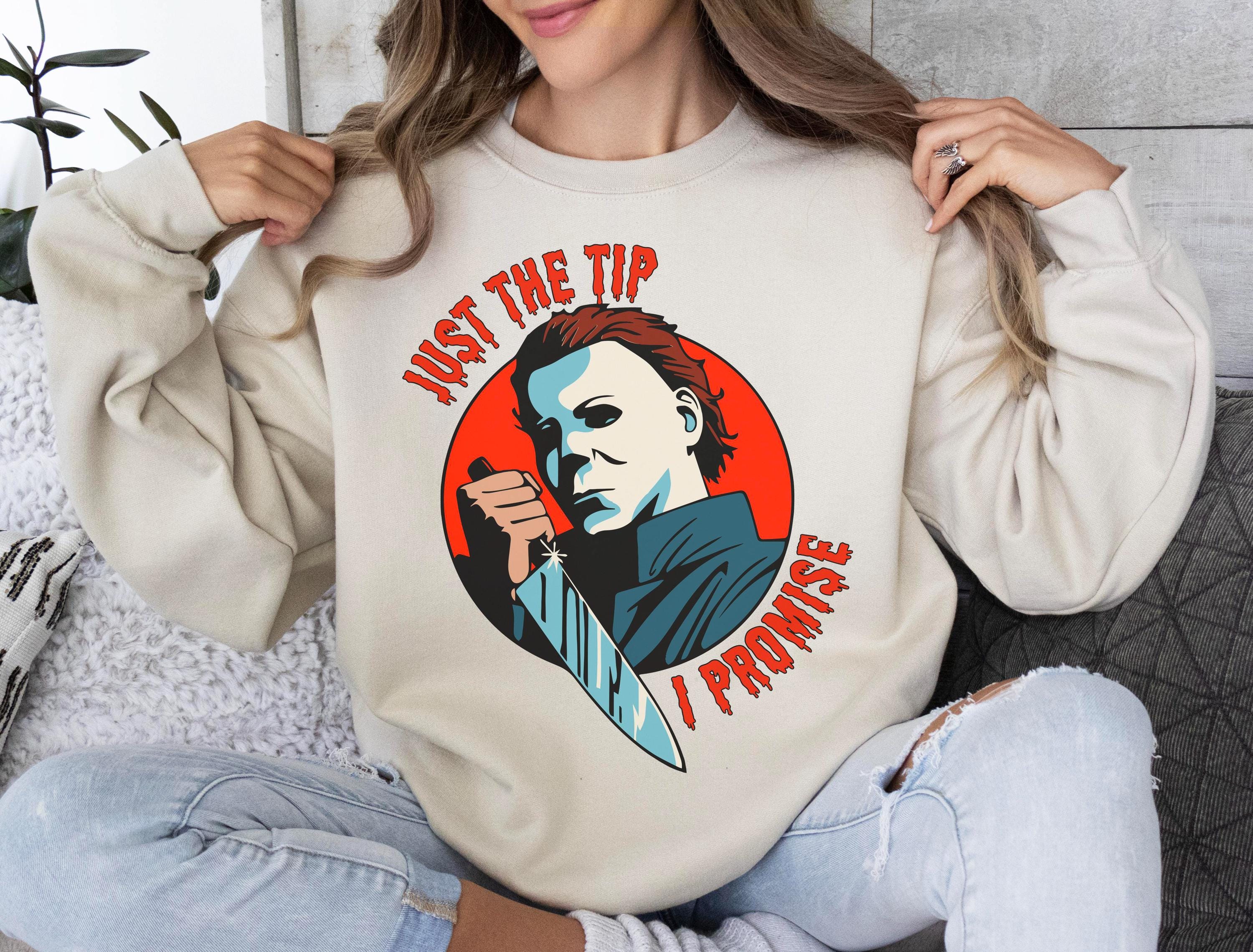Silver Lake T-Shirts 'Just The Tip' Horror Movie Halloween Tee - Black, Medium - View #3