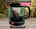 Custom Skyrim Hey You're Finally Awake Color Changing Magic Coffee Mug Personalized Elder Scrolls Gamer Mug Skyrim Magic Mug Gamer Xmas Gift