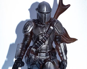 The Mandalorian Büste, Mandalorianer Statue aus Star Wars, Skulptur Mando