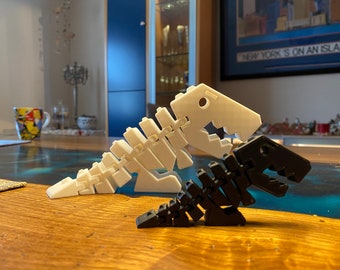 Flexi Rex Spielzeug, beliebig verstellbar, selbst gemacht aus dem 3D Druck