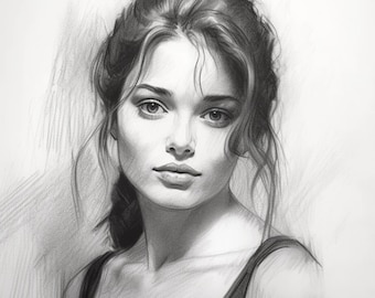 Bespoke pencil and charcoal portraits, Handcrafted Artistry, Personalized Gifts, Lifelike Sketches, Detailed Portraiture, Customizable
