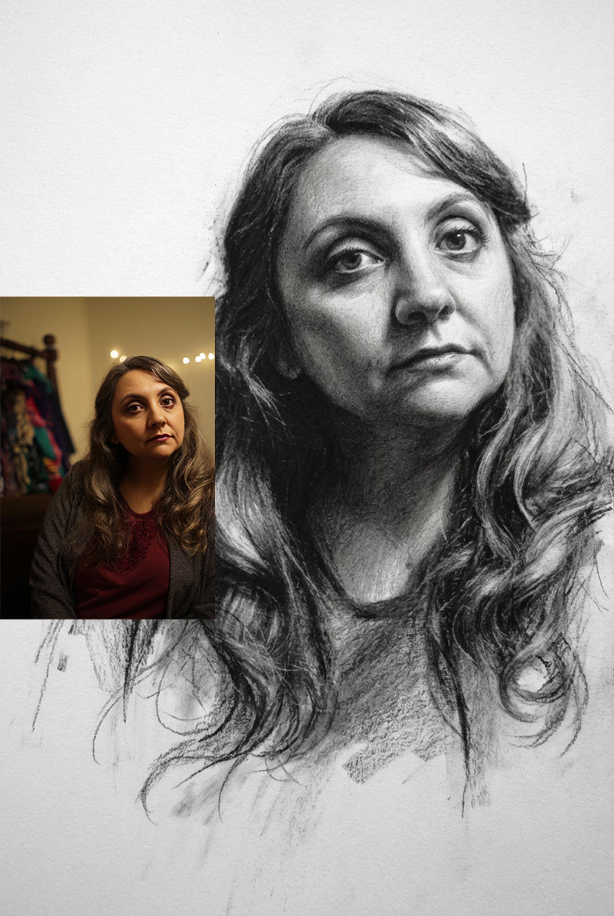 木炭画＆イラスト - Etsy 日本