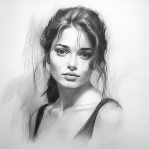 Ritratti personalizzati a matita e carboncino, Artigianato artistico, Regali personalizzati, Schizzi realistici, Ritratti dettagliati, Personalizzabili