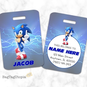 Sonic Zaino Per Bambini,Zaino Per La Scuola In Tessuto Oxford,Sonic - Foto 10