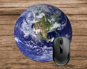 Earth Mouse Pad, Round