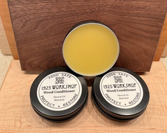 Food Safe Wood Conditioner | Mineral Oil & Beeswax Blend (4 oz)