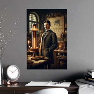 Nikola Tesla's Labor: Visionärer Erfinder und Techniker