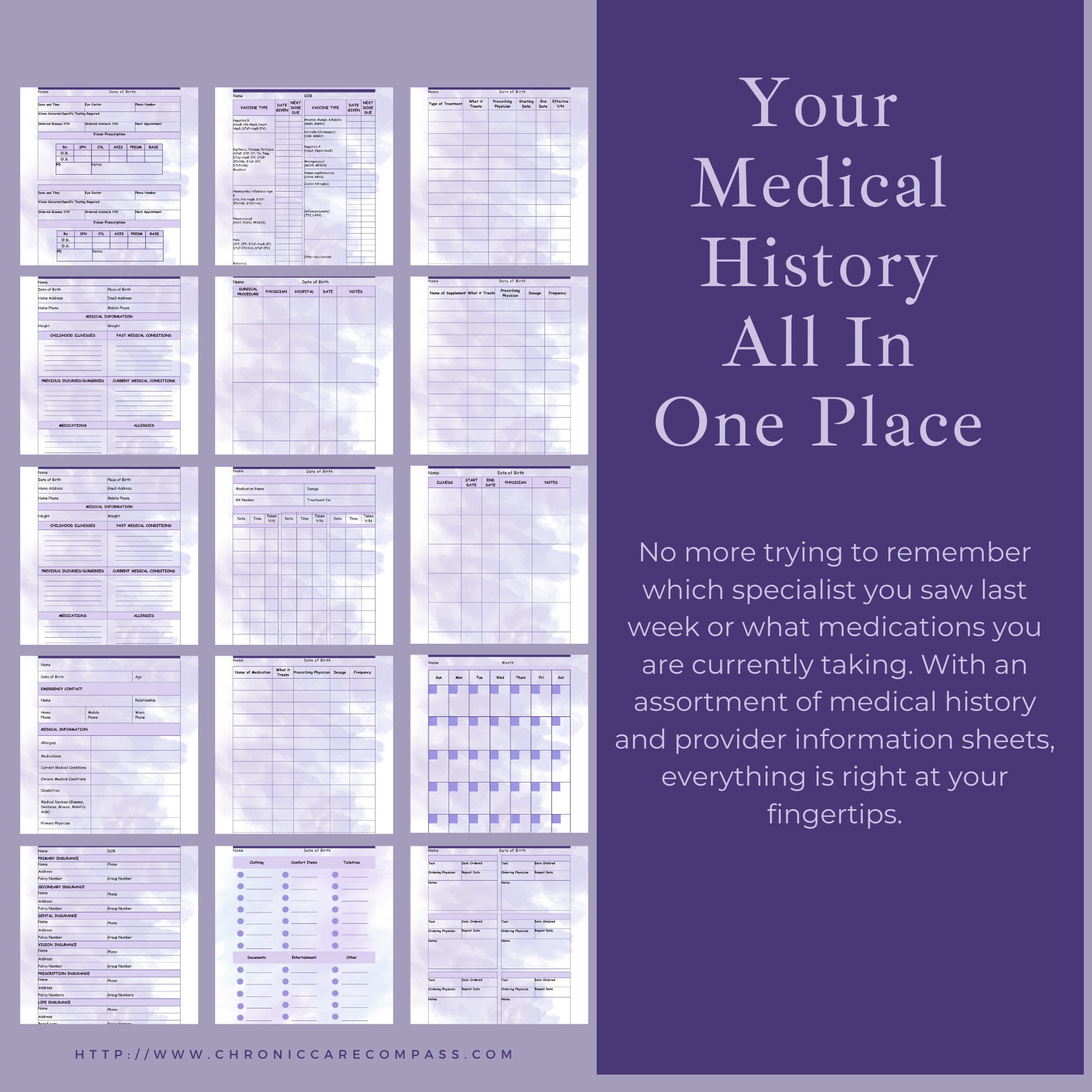 Autoimmune Journal Autoimmune Disease Warrior Medical Binder, Medical Journal, Medical ...