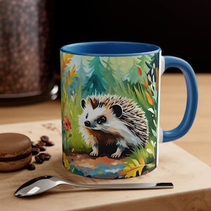 Hedgehog Mug, Hedgehog Coffee Mug, Baby Hedgehog Mug, Hedgehog Coffee Cup, Hedgehog Gifts, Cute Mug, Cute Animal Mug, Cute Coffee Mugs