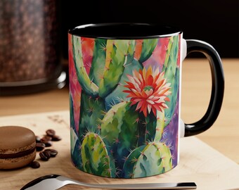 Cactus Mug, Cactus Coffee Mug, Cute Cactus Mug, Cacti Gifts, Cactus Gift, Cacti Mugs, Boho Coffee Mug, Cactus Mother's Day Gift