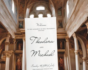editable greek orthodox wedding program for greek wedding canva template digital download greek ceremony wedding program #TH