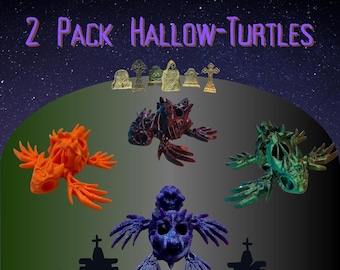 Tortue sanctifiée articulée - Lot de 2