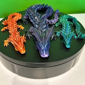 Crystal Articulated Dragon - 3 Sizes