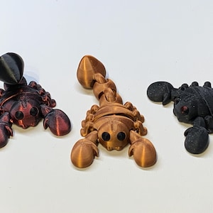 Articulated Scorpion Fidget Toy - 2 Pack