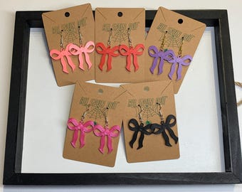 Ribbon Bow Earrings