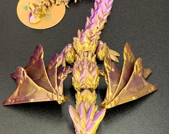 Articulated Gemstone Winged Dragon - 3 Sizes