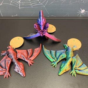 Articulated Pterodactyl Fidget / Flying Pterosaurs Dinosaur Figurine